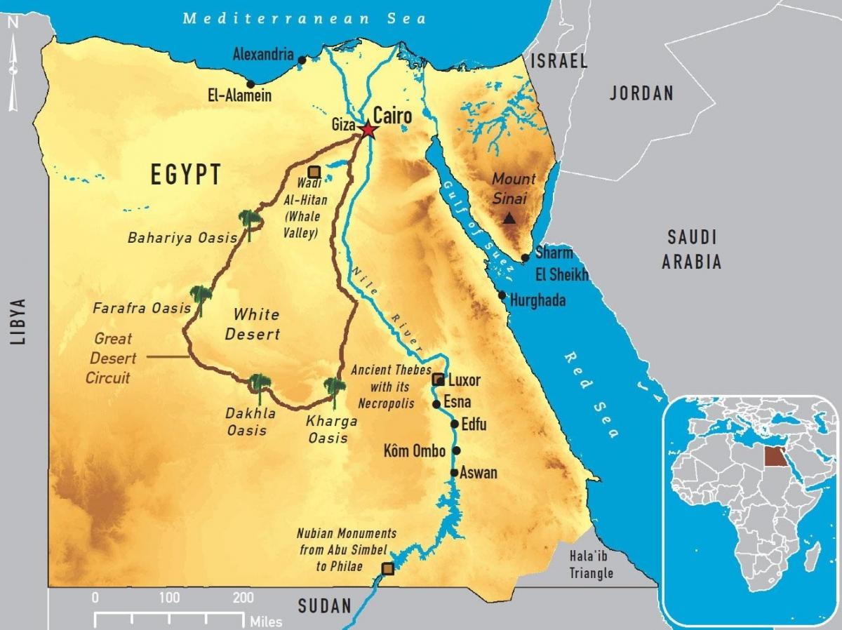 kaïro kaart wêreld