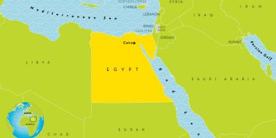 Hoofstad van egipte kaart
