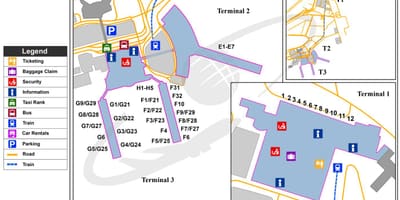 Kaïro internasionale lughawe kaart