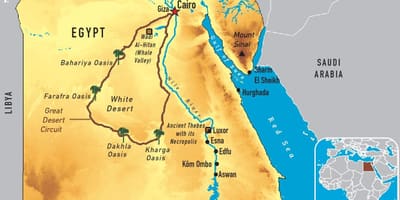 Kaïro kaart wêreld