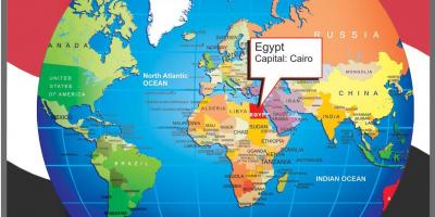 Kaïro plek op die wêreld kaart